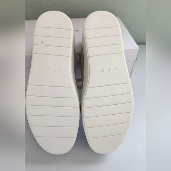 Vince Leather Lace Up Platform Lace Up Sneakers Women's 7 - Picture 8 of 9